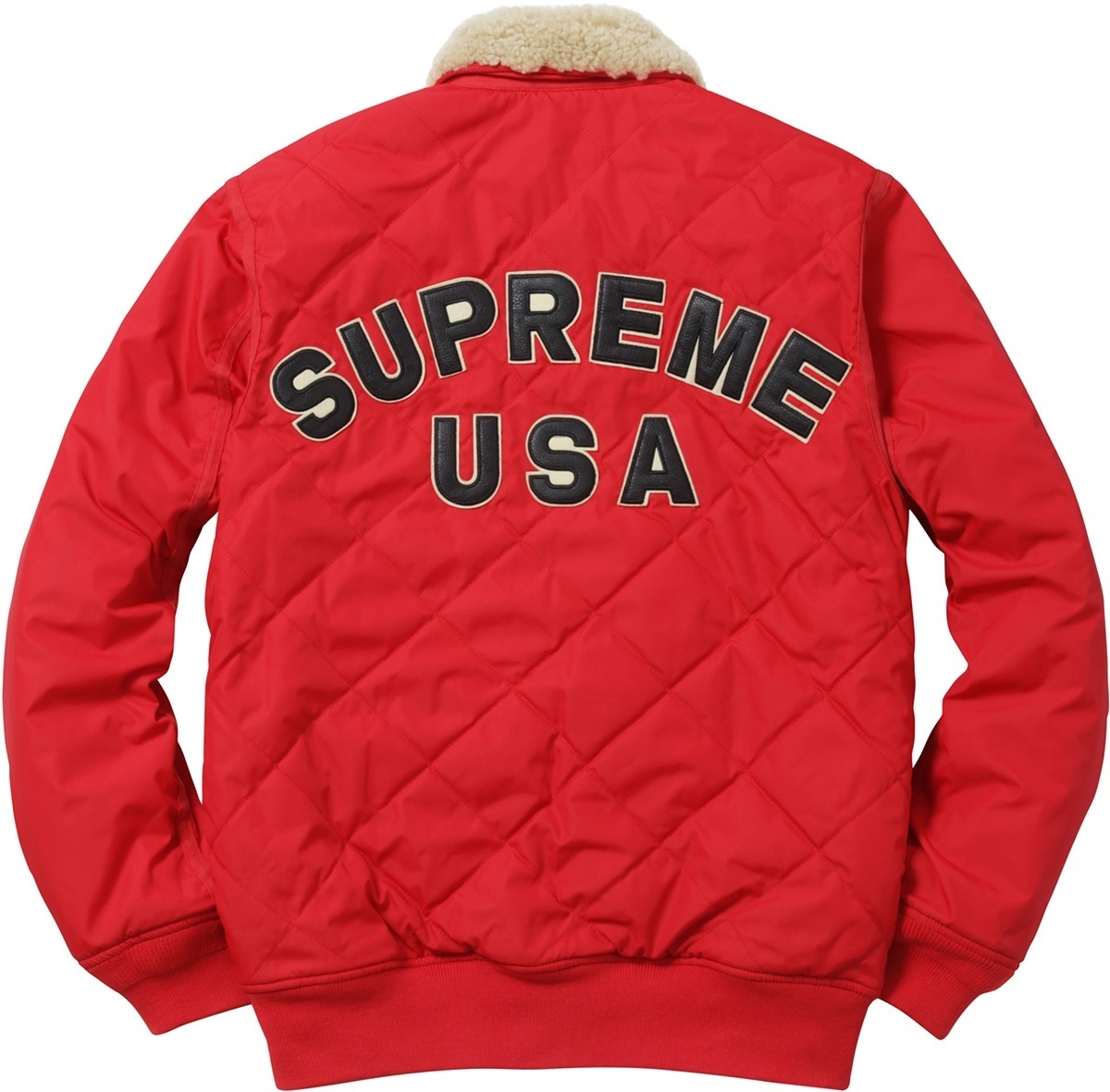 Quilted Nylon Tanker Jacket view 6